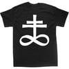 Leviathan Cross Shirt - Pentagram Baphomet Occult Satanic Sigil of Lucifer (Medium)