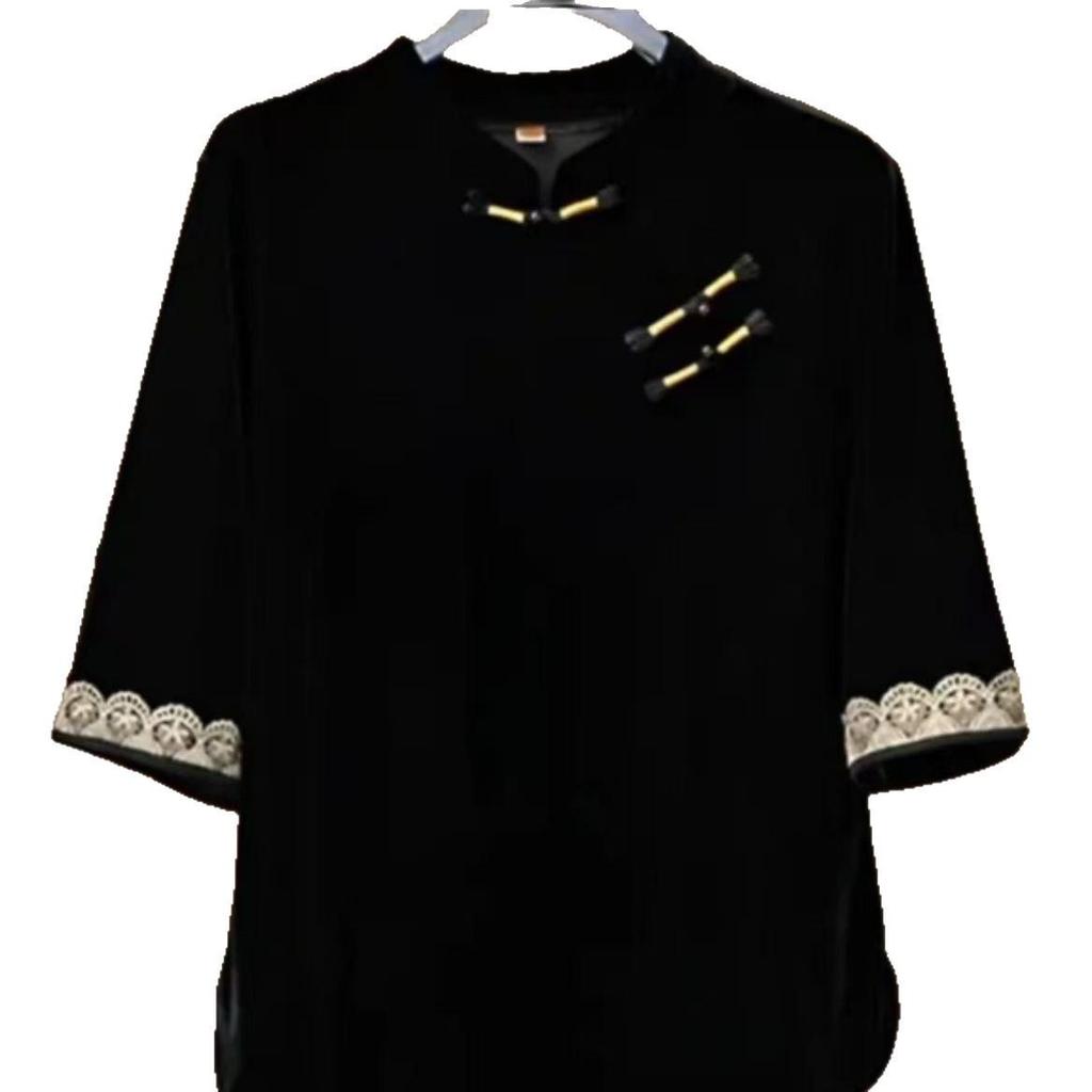 2026 Summer Elegant Chinese Style Shirt for Middle-Aged & Elderly Women