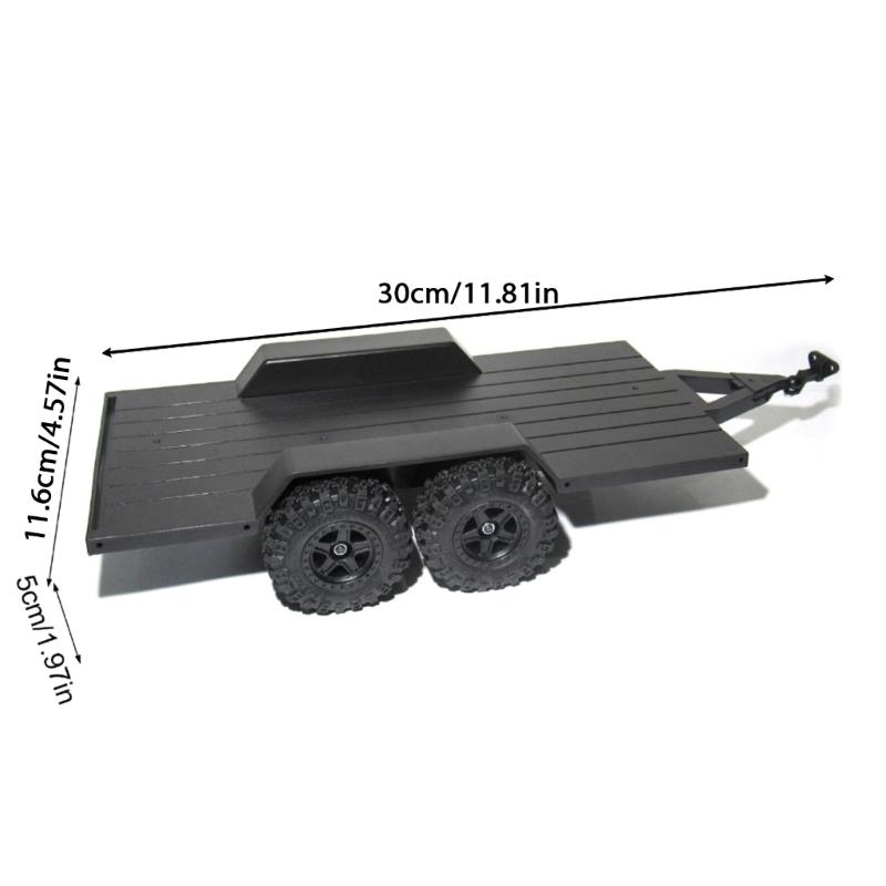 Remote Control Crawlers Car Utility Trailer Assembly Part for 1/18 Remote Control Car Easy Install Modification Kits