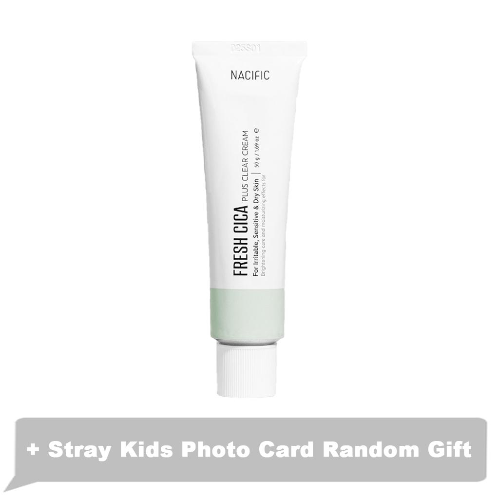 

NACIFIC Fresh Cica Plus Clear Cream 50 г + случайная фотокарточка Stray Kids (3 варианта) #1PCS
