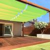 Waterproof Outdoor Retractable Awning Garden Pergola Telescopic Wave Sunshade Nets Gazebos Shading Sail Yard Sunblock Tarpaulin