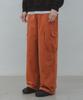 ALVINCLO [Deluxe] Washed Cotton Cargo Wide Elastic Waist Pants Dlx2924 (4 Colors)