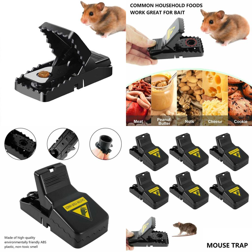 Durable And Reusable Plastic Mouse Traps For Effective Indoor Rodent Control