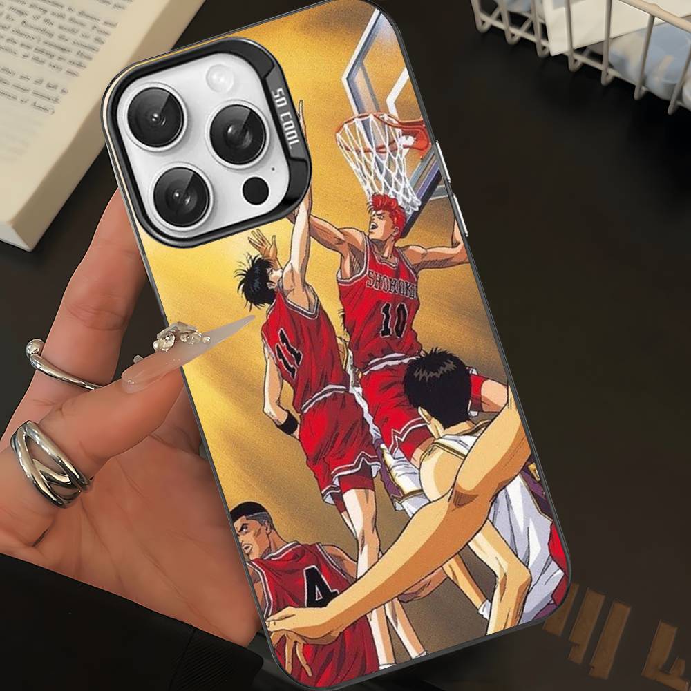 Japanese S-SLAM D-DUNK Phone Case For IPhone 17 16 Plus Pro Max 15 14 13 12 11 Matte Colorful Covers