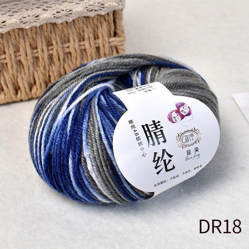 Scarf Thread, Wiring, Table Tennis Yarn, Doudou Thread, Dotted Yarn, Hand-Woven Colored Ball Doudou Wool, Stick Needle Thread