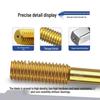 Baiste Titanium Spiral Taps Set: Cobalt-Plated M3-M12
