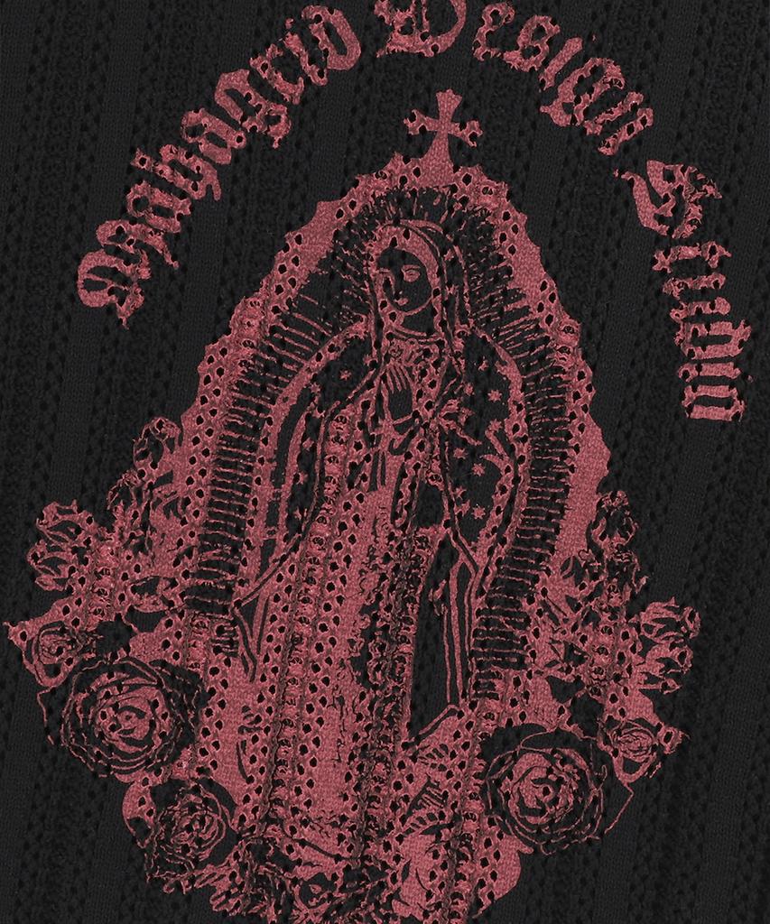MAHAGRID Blessed Mesh Knit Black(Mg2Esmk601A)