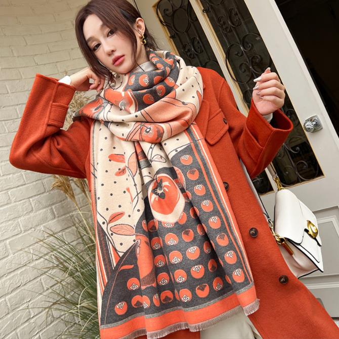 New Arrival Women'S Scarl Thickening Warm Pashmina Cashmere Scarf Female Autumn Winter Soft Scarf Shawl Multipurpose Blanket