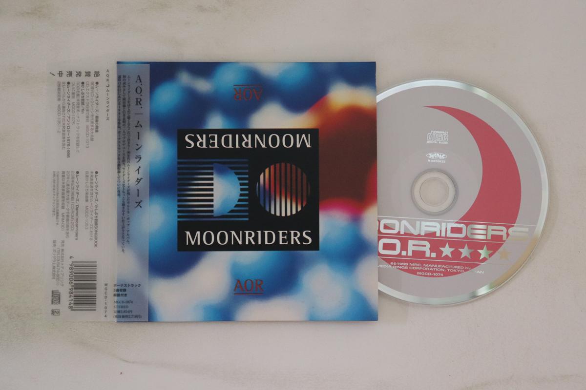 

CD MOONRIDERS - A.O.R. MGCD1074 TENT 1999 Japan Obi Japanese Pop/Rock Used