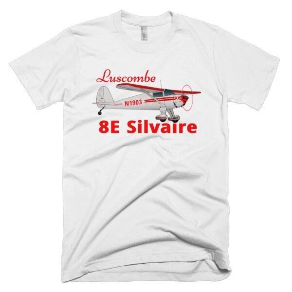 

Luscombe 8E Silvaire Airplane T-shirt - Personalized with Your N# 3XL