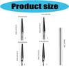 High Precise Taper Reamer For Metal And Woodworking Tapered Drill Bit Comfortable Grip Bearing Steel Construction