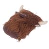 Highland Cow Plush Doll Simulation Soft Stuffed Faceless Cattle Toy for Home Decoration