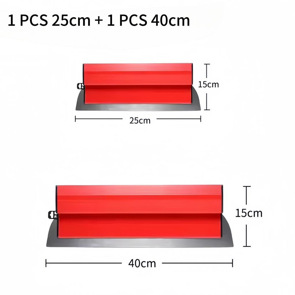 25/40CM  Gipsskiva Utjämningsspackel Rostfritt Stål Gipsvägg Utjämning Flexibelt Blad Byggverktyg Hållbara Väggputsverktyg