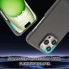 Patchwork Faux Leather Anti-Slip Phone Case for Apple 17 Pro Max/16/15/14 Pro/13/12, Trendy Half-Covered Hard Design