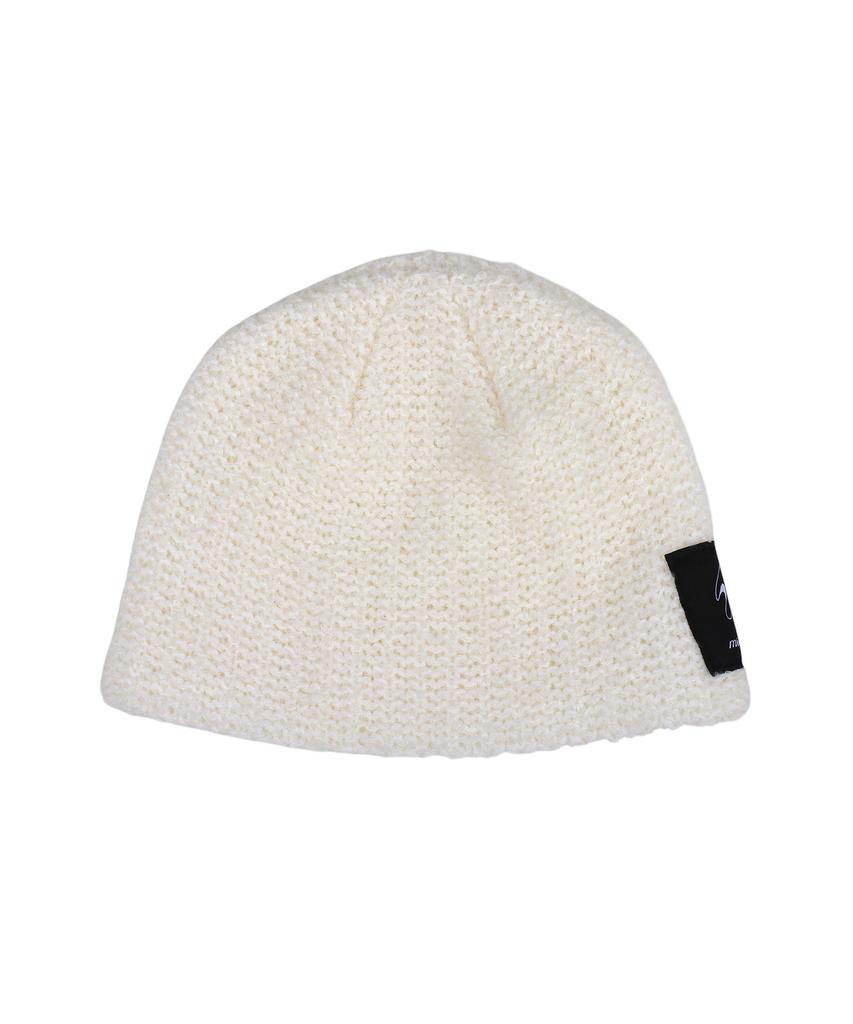 Milkeuweibeu Wool Short Beanie [Ivory]