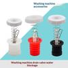 1 Set Washing Machine Drain Valve Rubber Packing With Spring And Pull Rod For Washer Repair Replacement