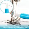 Utility Needle Threader with Double Functions Plastic Durable Automatic Threader Lightweight Sewing Machine Accessories