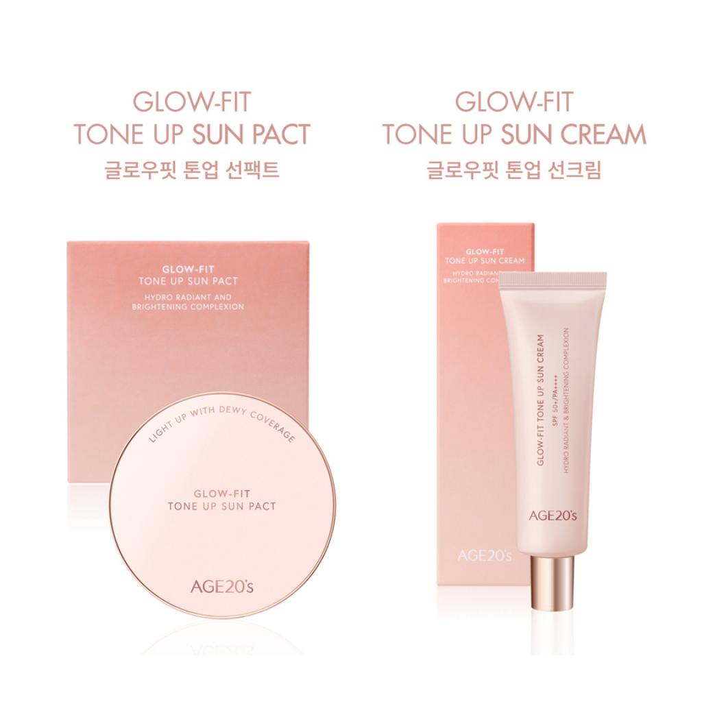 [AGE20'S] Glow Fit Tone Up Sunscreen 50 ml (SPF50+/PA++++)