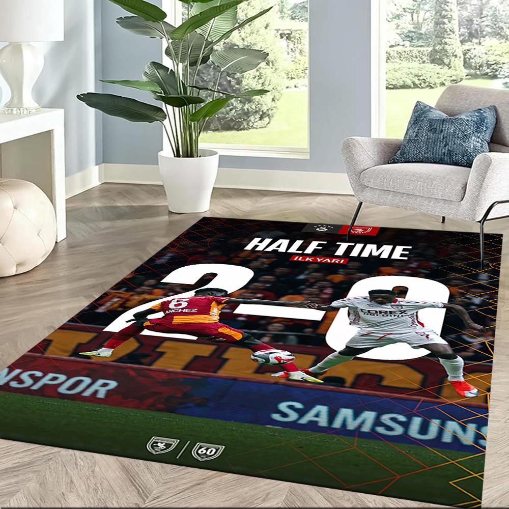 Galatasaray 176 Carpet Suitable for Decorate Room Dormitory Dining Room Outdoor Anti-slip Rug Anime Office Decor