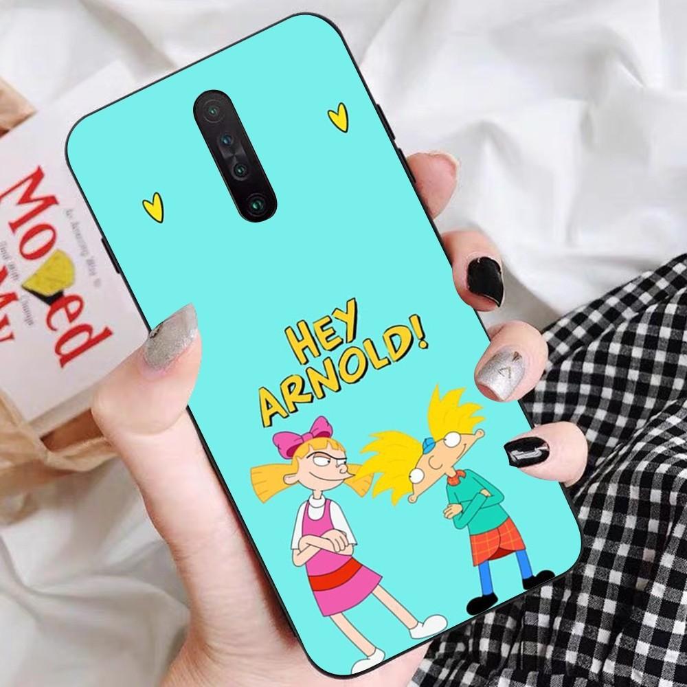 

Hey Arnold Helga Bonito Phone Case For Redmi 5 6 7 8 9 10 Plus Pro 6 7 8 9 A GO K20 K30 K40 Pro Plus F3 Fundas Redmi K40