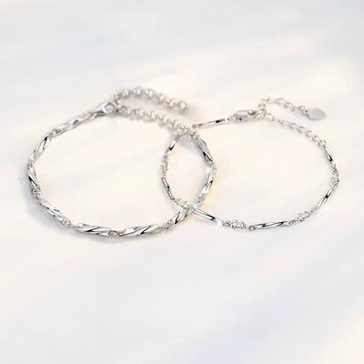 Mobius Stern Mond Partner Armband Leichter Luxus Nischen Design Schmuck für Freundin Valentinstag Geschenk