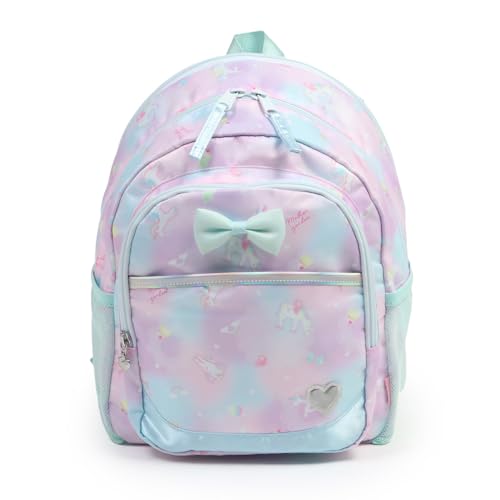 

Mother Garden Unicorn Kids Backpack (Medium Size) with a Cotton Candy Design, Up to 12L Capacity, Suitable for Girls, Kindergarten, and Daycare, Larg