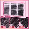 DIY Segmentierte Cluster-Wimpern D-Schwung Gemischtes Pack 300 Cluster Große Kapazität Natürliche Dichte Wimpern