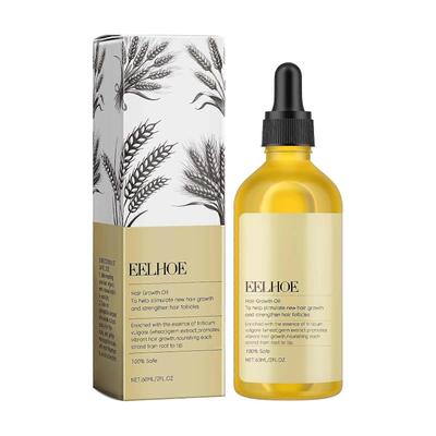 Haar-Ätherischöl-Serie Haarpflege Haar Kopfhautmassage Haarpflege Ätherisches Öl Weizen-Ätherisches Öl 60ml