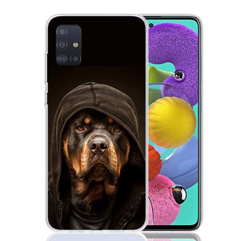 Rottweiler Dog Case Phone Cover for Samsung Galaxy A52 A51 A50 A42 A32 A22 A12 A02S A72 A71 A70 A41 A31 A21S A40 A30S A20E A10S