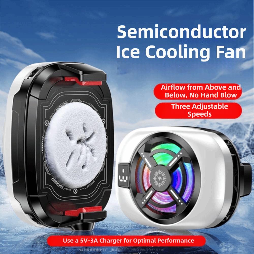 Digital Display Portable Phone Cooler Powerful Cooling Fan Phone Cooler Backclip Gaming