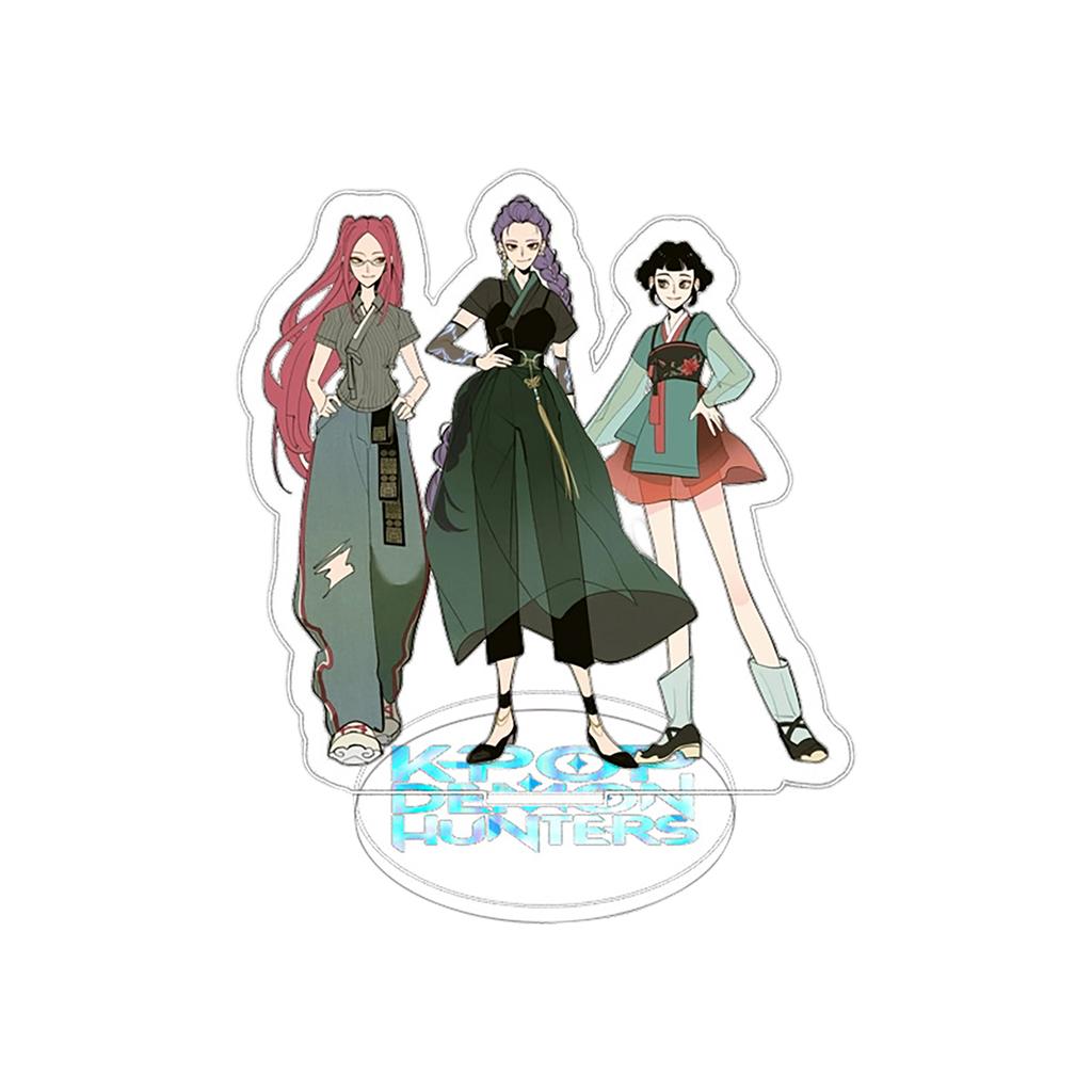 Blue Cat Transparent Double-Sided Acrylic Desktop Ornament