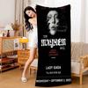 Singer L-Lady Gaga Mayhem Anime Beach Swimming Towel Soft Absorbent Washcloth Children's Gifts for Kids Travel Camping Gym