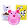 Cat Food Dispenser Leaking Food Tumbler Mouse Toy Kitten Slower Feeder Interactive Cats Treat Feeder Boredom Pet Favor