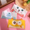 12 Peças Papelaria para Escrever Cartas com Desenhos de Animais, Envelopes para Cartões de Cumprimentos, Cartão de Agradecimento, Convites para Festas de Aniversário