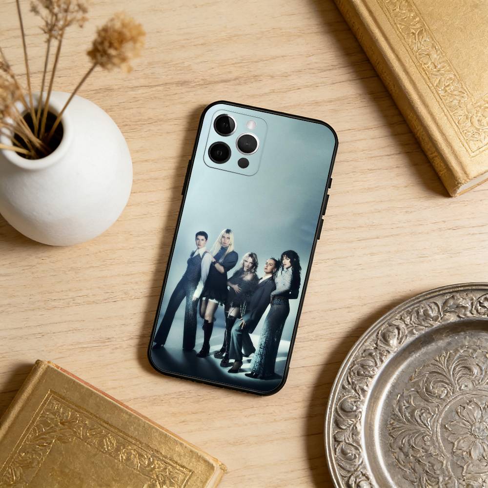 

T-The Last Dinner Party Soft Silicone Black Cover,Phone Case For iPhone 17,16,15,14,13,12,11 Plus,Pro Max,XS iPhone15