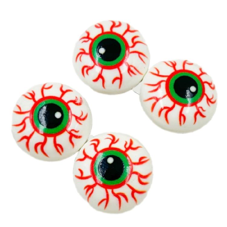 

Eye Catching Eyeball Hair Accessory Halloween Theme Party Essential Resin Metal Construction Kids Friendly Design