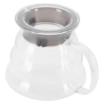 Cafetera de vidrio profesional para servir café, jarra de vidrio para café, ideal para bar, cocina, mostrador, 700 ml