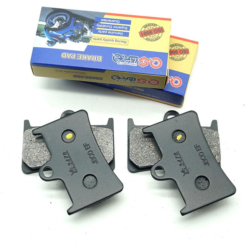 Motorcycle Front Rear Brake Pads for YAMAHA YZF600 Thundercat 1998-2000 YZF600R 1997-2007 YZF1000R ThunderaceYZF1000R 1996-2001 2 Pair Front Pads