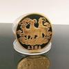 1pcs  Year Of The Goat Souvenir Coins 2027 Zodiac Goat Collectible Coins New Year Gift Goat Metal Crafts Art Display Decor