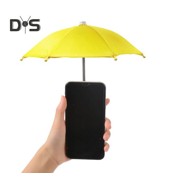 Handy-Regenschirm, verstellbar, mit Saugnapf, Schweinchen-Motiv, Telefonständer, Halter, universeller Sonnenschutz für den Außenbereich, Telefonzubehör