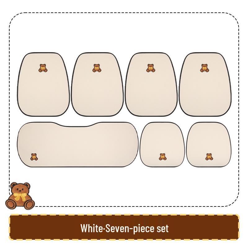 Adorable Bear Car Seat Cushion for Changan X7 PLUS, EADO, YIDAR CS75, CS55 - All Seasons