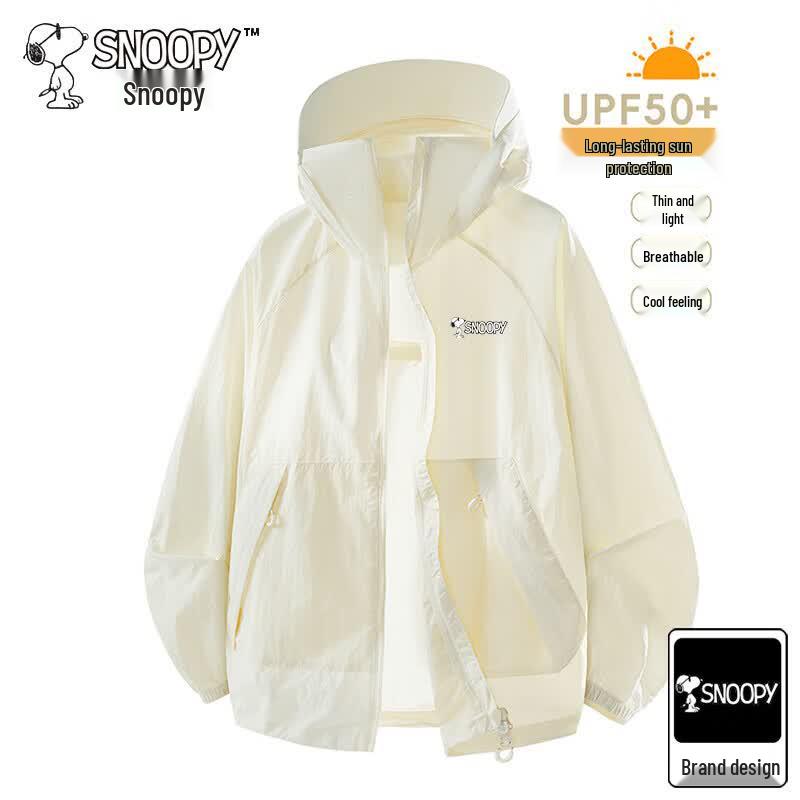 SNOOPY Men s Ice Feel Sun Protection Jacket S светло-бежевый