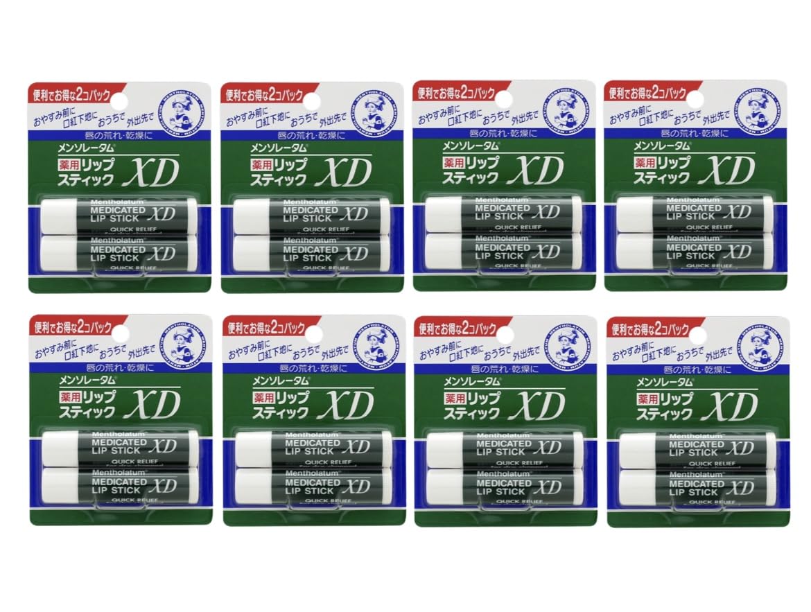 

Лечебная губная помада Mentholatum XD 2 шт. 8 комплектов