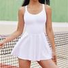 Europe and America Cross Border Amazon Hot Sexy Beauty Back Golf Tennis Skirt Dress Gym Exercise Yoga Clothes