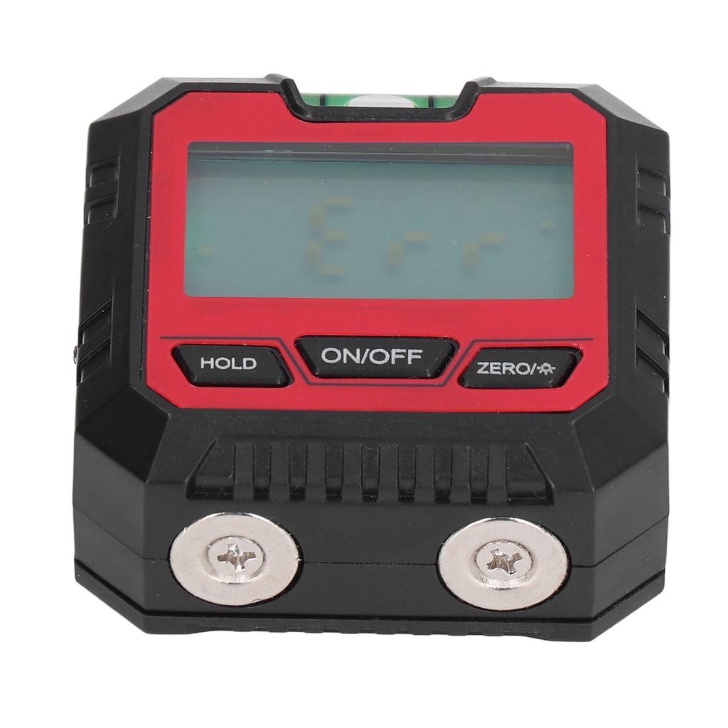 Digital Inclinometer Magnetic 90 degrees  Electronic Protractor Angle Level Finder Gauge for WoodworkingRed