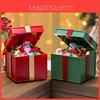 Pupazzo di Neve Babbo Natale Forma Regalo Design Carillon Con Luci Per Celebrazione Festiva