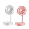 Trådløs Sammenleggbar Vifte med Fjernkontroll Sterk Luftstrøm Lav Støy Energisparende Oppladbar Justerbar Høyde Kjølevifte