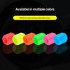 12Pcs Car Valve Hat Fluorescent Night Glowing Dust-proof Glow-in-the-dark Wheel Tyre Hub Luminous Valve