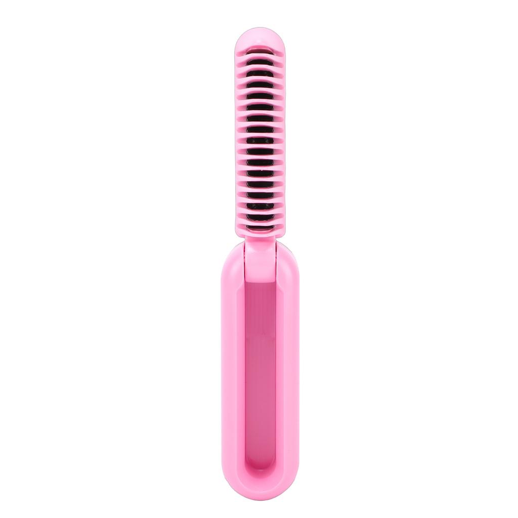 Portable Cordless Anion Hair Straightener Brush Folding Rechargeable 9 Temp Settings Hair Straightener Comb
