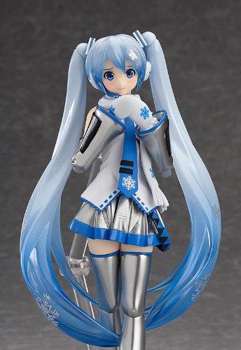 Figma Personaj Seria vocală 01 Hatsune Miku Snow Miku figură mobilă pictată ABS&PVC fără scară